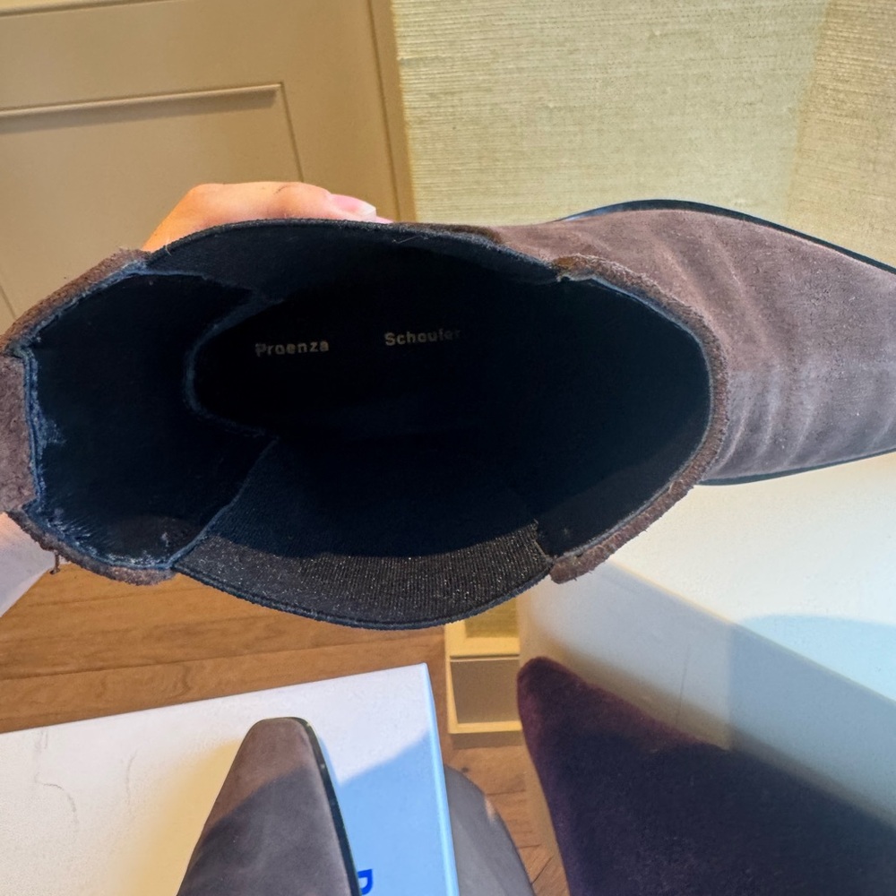 LIKE NEW - Proenza Schouler Espresso Chelsea Boots - Picture 5 of 6